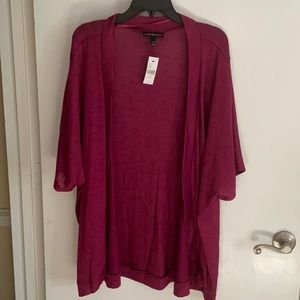 Burgundy Summer Sweater Size 18-20